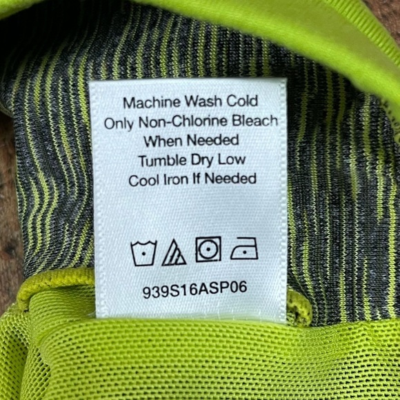 Aspire XL Open Back Strappy Neon Space Dye Sports Bra Boho Workout Gym Yoga - Picture 4 of 6